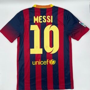 Messi #10 Barcelona 2012/2013 Home ORIGINAL Adidas VTG Soccer Jersey (S)